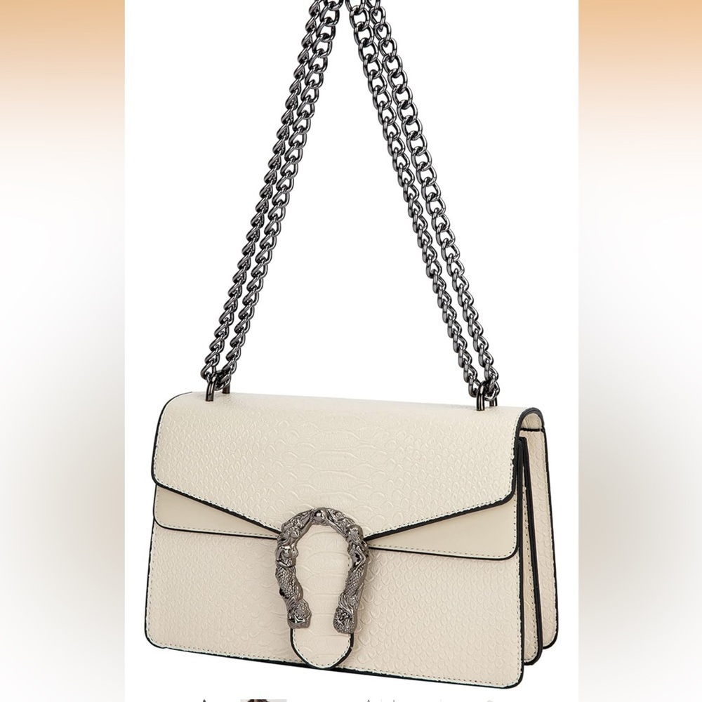 Elegant White Shoulder Bag